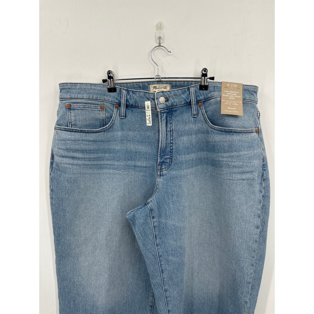 Madewell The Perfect Vintage Wide-Leg Crop Jean Size 20W NWT - Picture 5 of 9